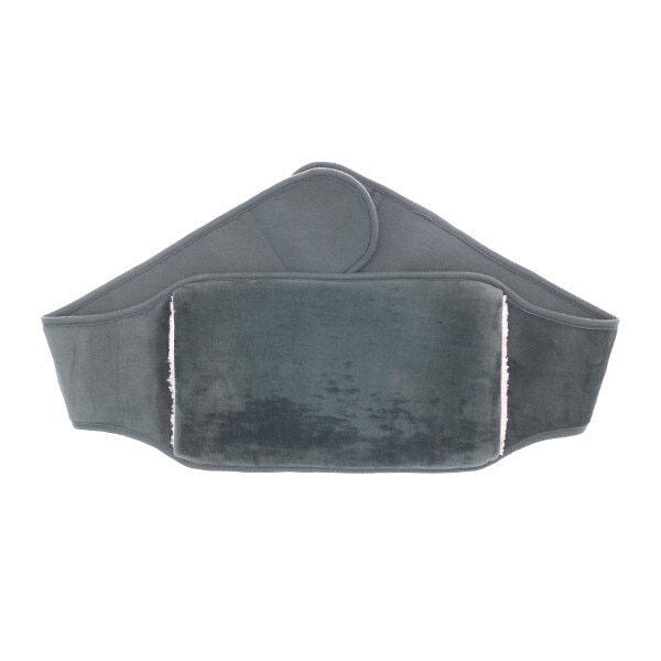 Hot Water Bottle Wraparound Faux Fur Dark Grey