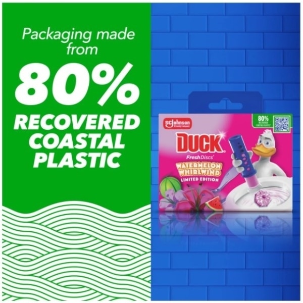 Duck Fresh Discs Toilet Starter Kit, Watermelon