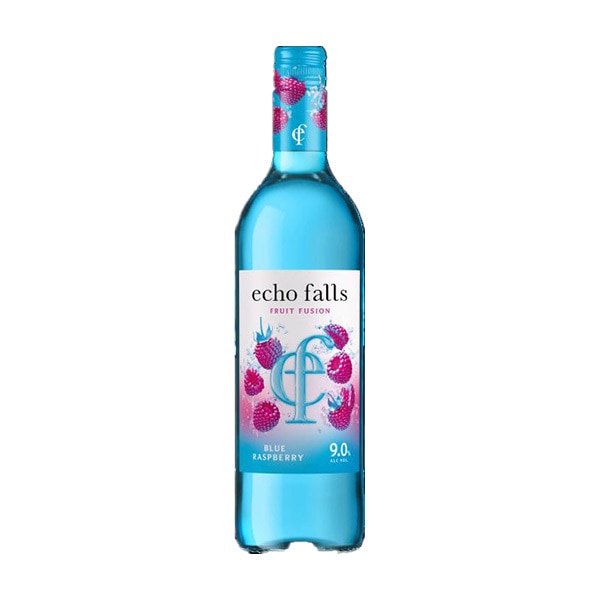 Echo Falls Fruit Fusion Blue Raspberry 9% 6X75cl