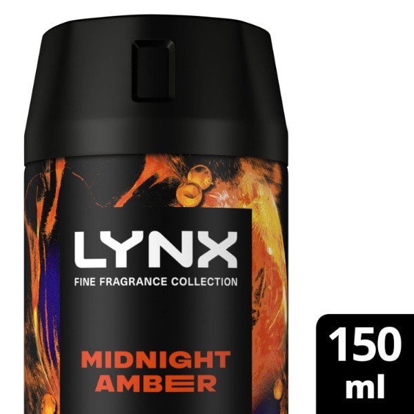 Lynx Fine Fragrance Midnight Amber Body Spray 150ml