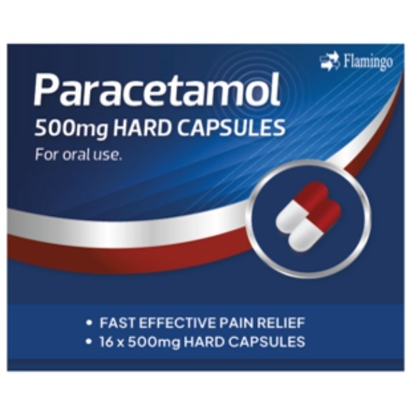 Flamingo Paracetamol 500Mg Capsules 16s