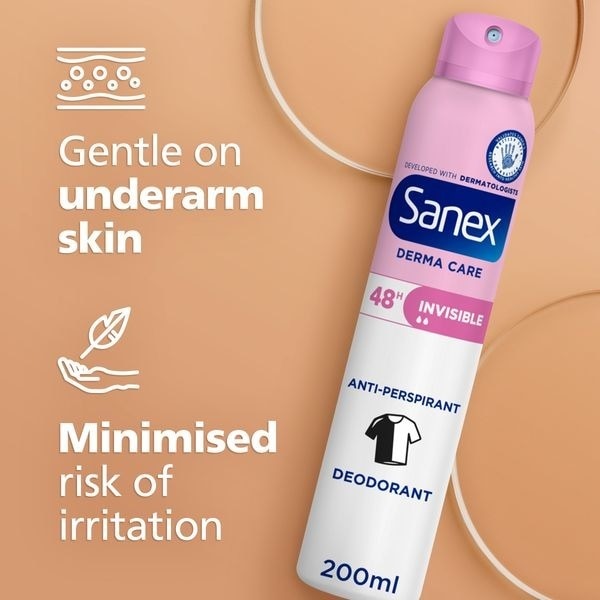 Sanex Derma Care Invisible Dry 48H 200ml