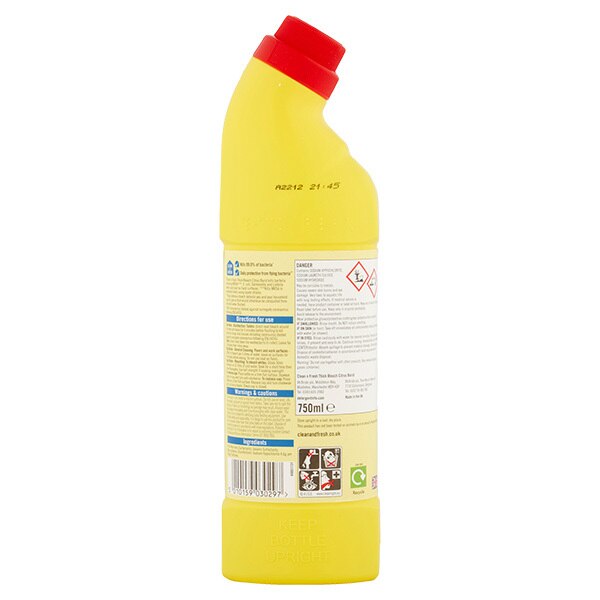 Clean n Fresh Thick Bleach Lemon 750ml