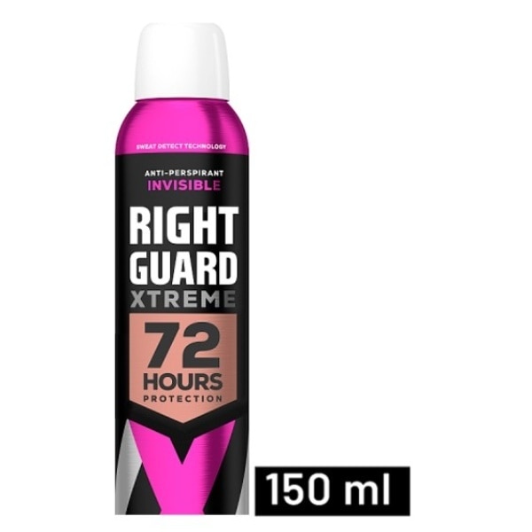 Right Guard Xtreme Fem Invisible Anti-Perspirant Deo 150ml