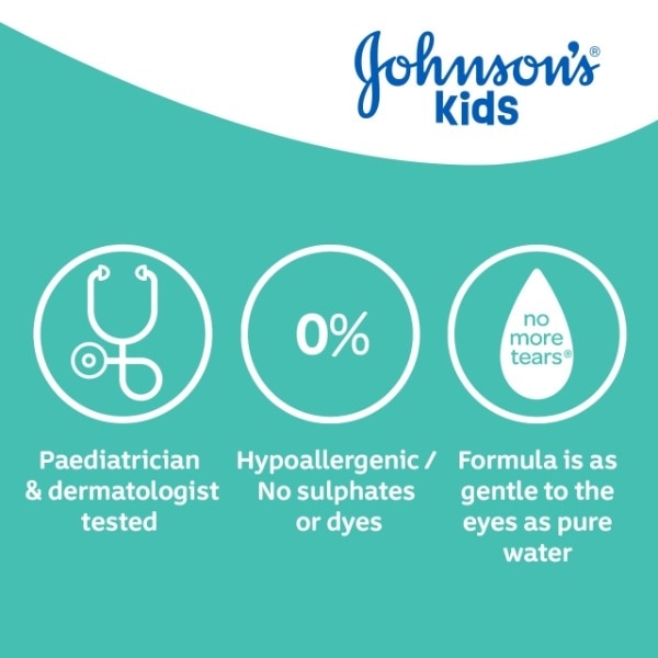 J&J Kids No More Tangles Shampoo 500ml