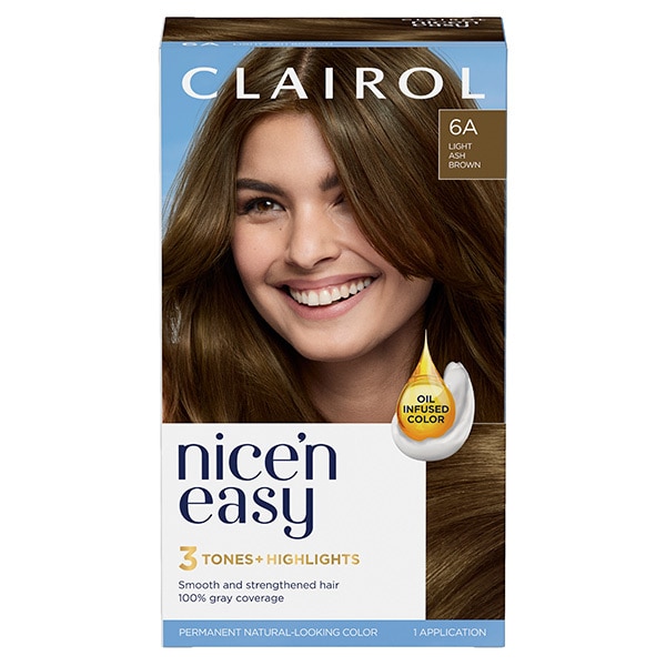 Clairol Nice'n Easy Hair Dye 6A Light Ash Brown