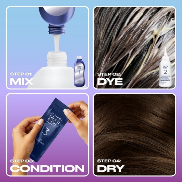 Nicen Easy No Ammonia Medium Ash Brown