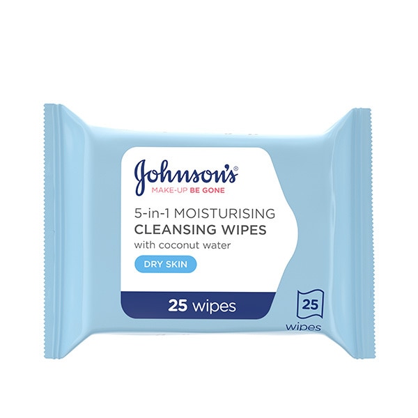 Johnsons Make Up Wipes Moist 25pk