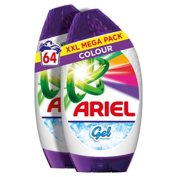 Ariel Gel Colour 2X 1056ml 64W