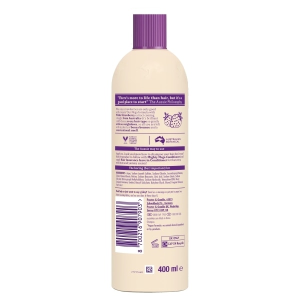 AUSSIE MEGA SHAMPOO 400ML.