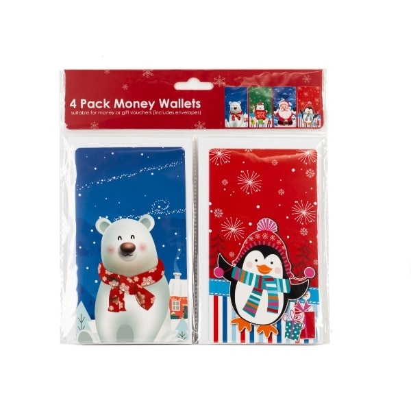 Money Wallets - 4 Pack.