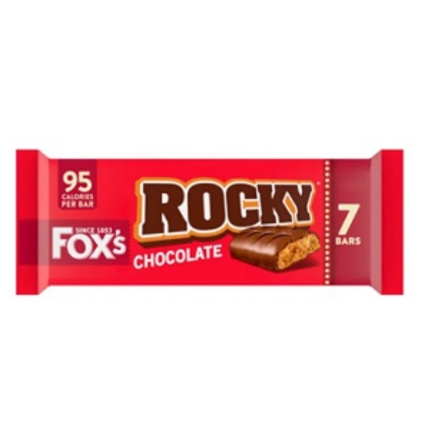 Foxs Biscuits Rocky Chocolate Bar 7 Pack