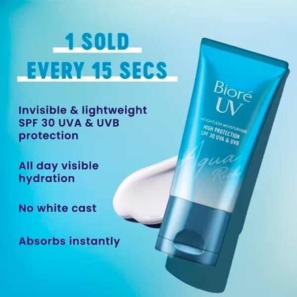 Biore Uv Sunscreen Spf 30 50ml