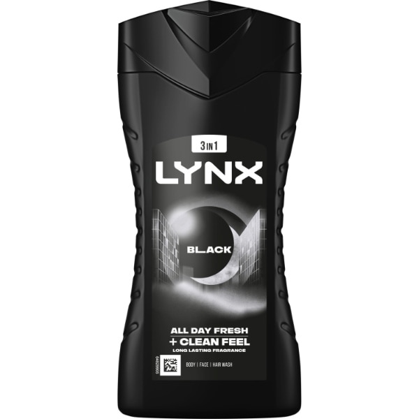 Lynx Black Shower Gel 225ml