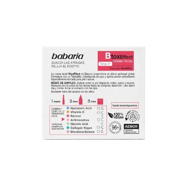 Babaria Botox Facial Cream