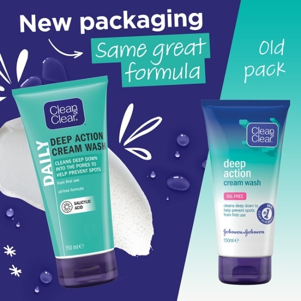 Clean & Clear Deep Action Cream Cleanser 150ML