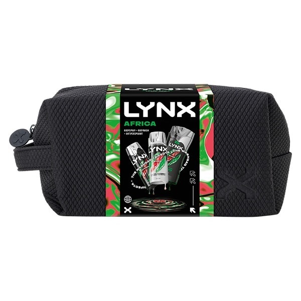 Lynx Washbag Africa Gift Set