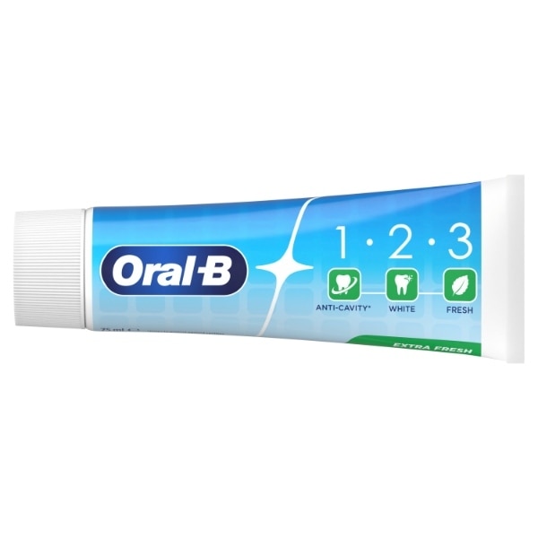 Oral-B 1 2 3 Extra Fresh Toothpaste 75Ml