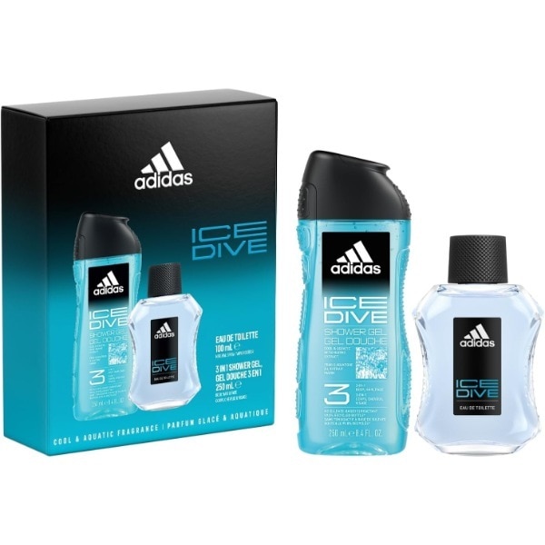 Adidas Ice 100ml EDT 250ml Shower Gel Set