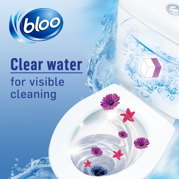 Bloo In Cistern Blocks Flowers 4x50g
