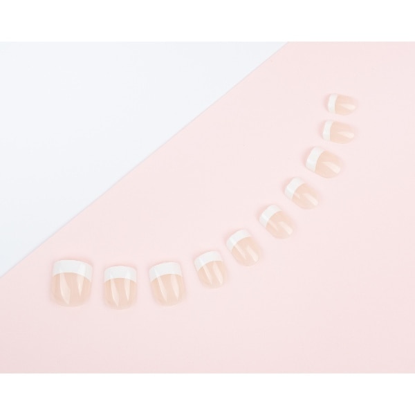 Invogue Bare French Square Nails (24 Pieces)