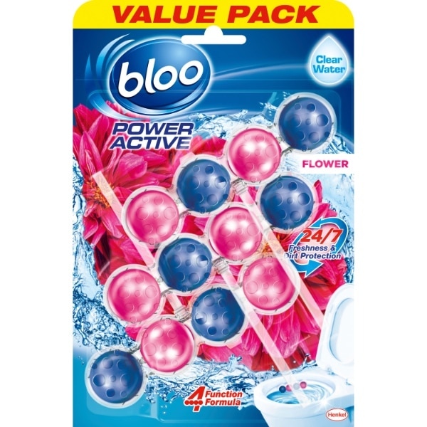 Bloo Power Active Flowers Rim Block 3 Pack