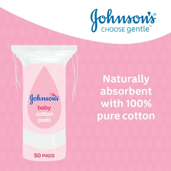 Johnson's Baby Cotton Wool Pads 50s