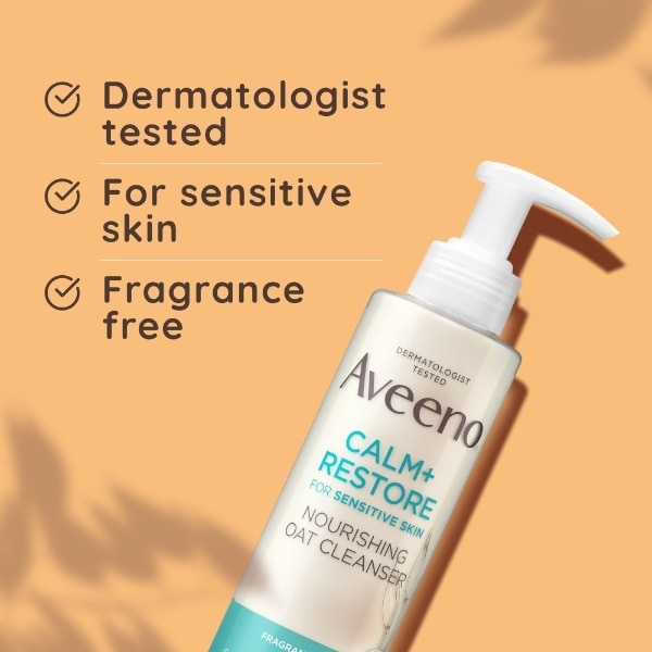 Aveeno Face Calm Restore Cleanser 200ml