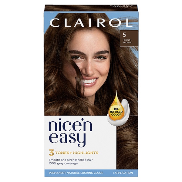 Clairol Nice'n Easy Hair Dye 5 Medium Brown