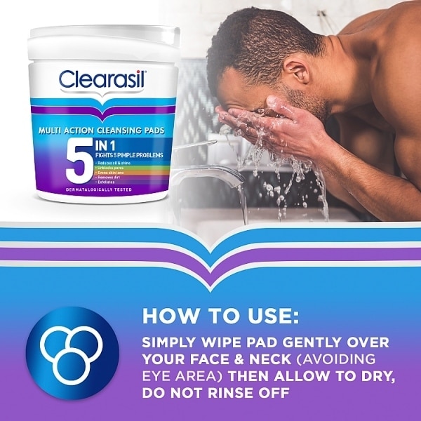 Clearasil Ultra 5 In 1 Pads 65s