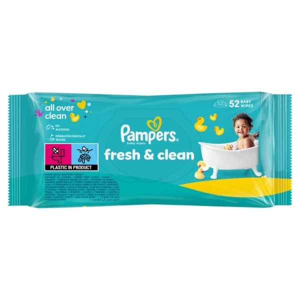 Pampers Scented Baby Wipes 52s