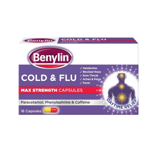 Benylin Cold & Flu Caps X 16