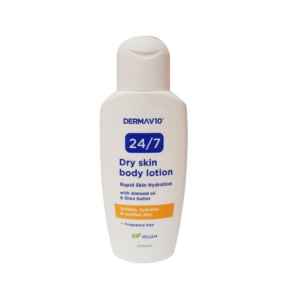 Derma V10 24/7 Dry Skin Lotion 200ml.