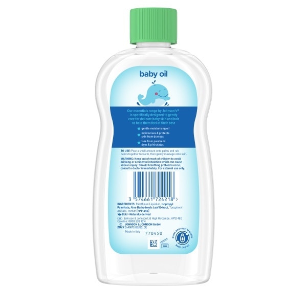 Johnsons Baby Essentials Oil 500ml