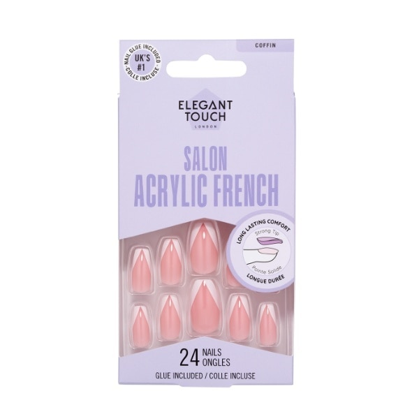 Elegant Touch Acrylic French No 6