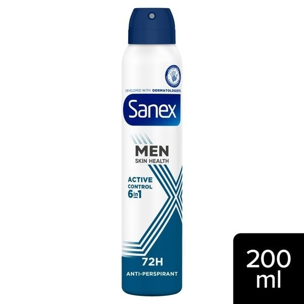 Sanex Antiperspirant Men Active 72Hr 200ml