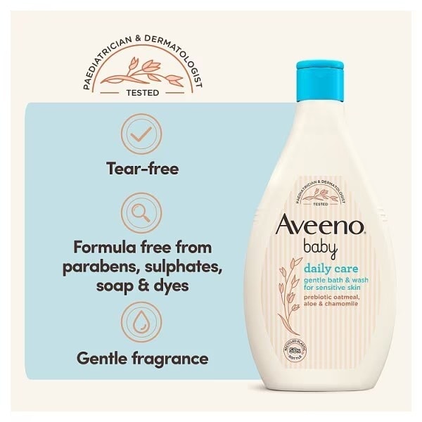 Aveeno Baby Daily Care Gentle Bath Wash 400ml