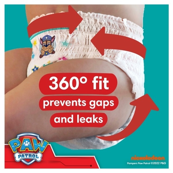 Pampers Baby-Dry Nappy Pants Paw Patrol Edition Size 6, 19