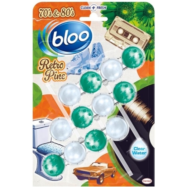 Bloo Power Active Retro Pine Rim Block 3 Pack