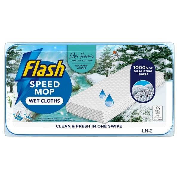 Flash Hinch's Woodland Wander Floor Cleaning Wipes 24 Cloths