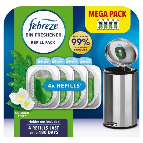 Febreze Bin Refill Outdoor 4 Pack