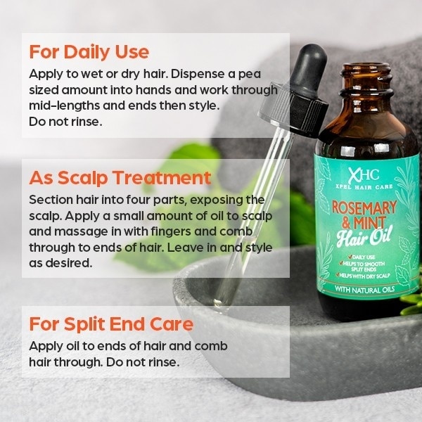 XHC Rosemary Mint Hair Oil 60ml