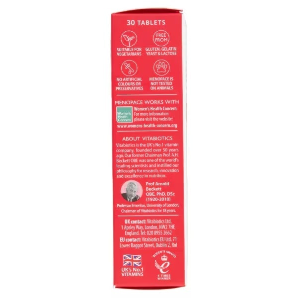 Vitabiotics Menopace 30s