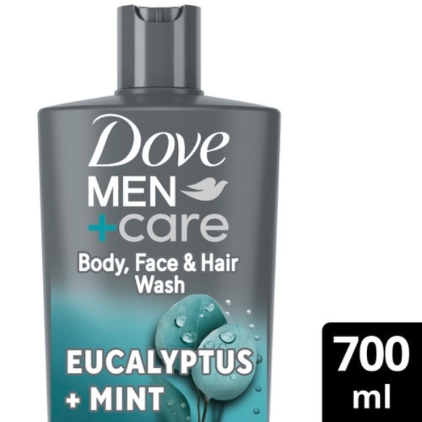 Dove Men+Care Eucalyptus & Mint Body, Face & Hair Wash 700ml