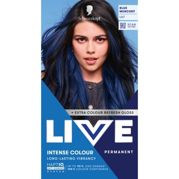 Live U67 Blue Mercury Permanent Hair Dye