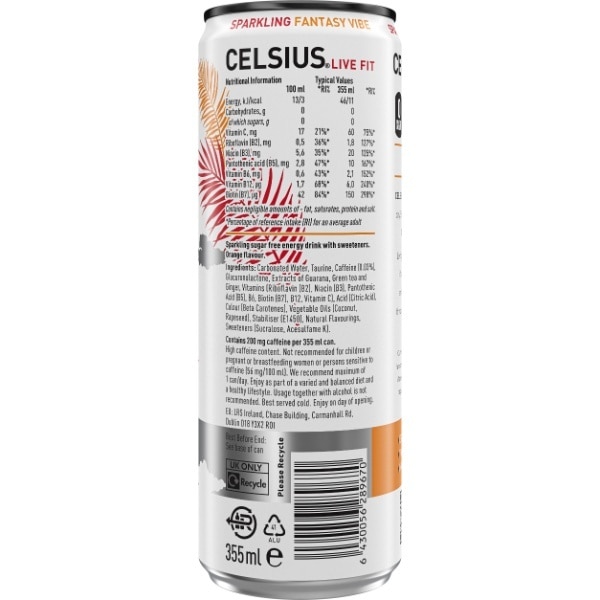 Celsius Fantasty Vibe 355ml