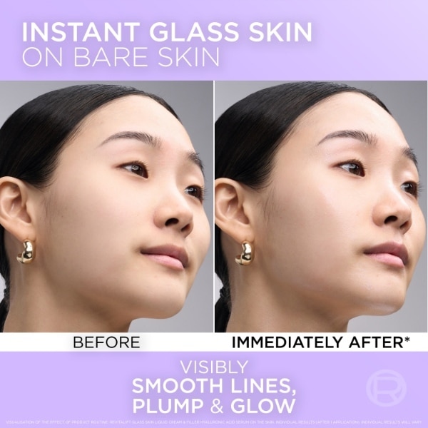 Loreal Revitalift Filler Glass Skin Moisturiser