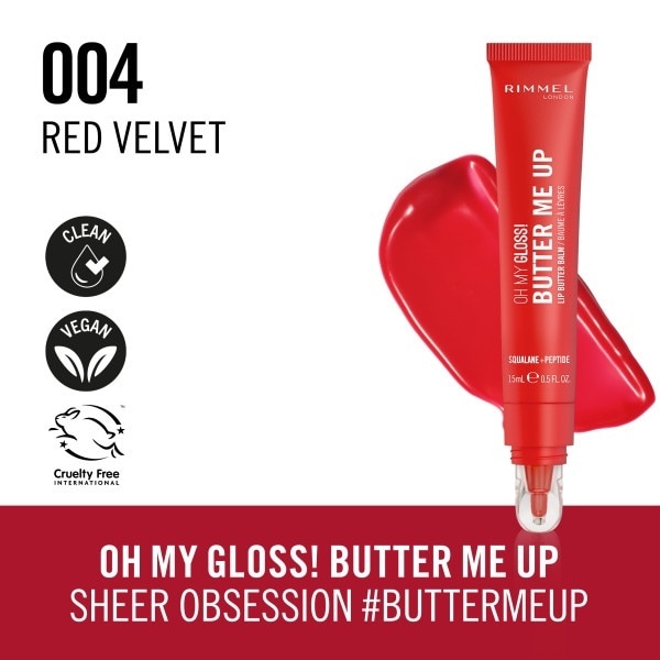Rimmel Oh My Gloss Butter Me Up Red Velvet