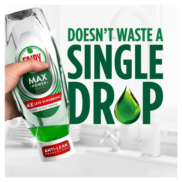 Fairy Max Power Washing Up Liquid Original 450Ml+95Ml Extra Free