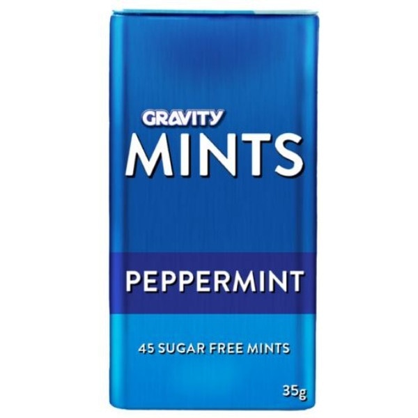 Gravity Mints Tin Peppermint 45 Piece